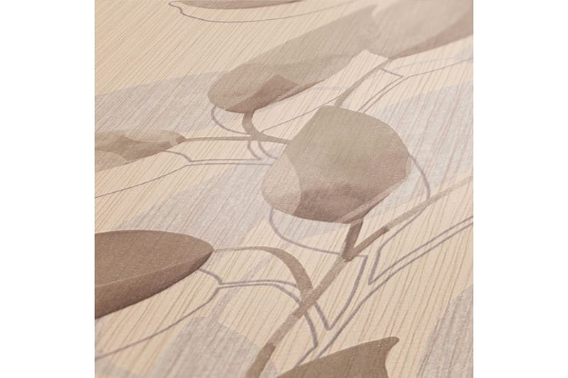 Blommig Tapet Attractive Ovävd Beige - AS Creation - Inredning - Tapet - Mönstrad tapet