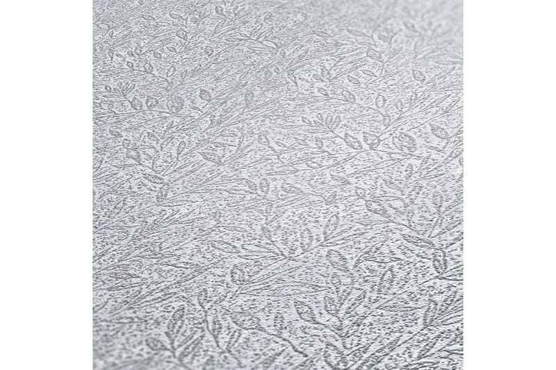 Blommig Tapet Attractive Ovävd Silver - AS Creation - Inredning - Tapet - Mönstrad tapet