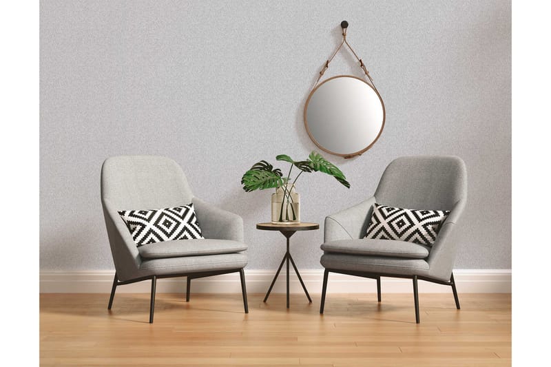 Blommig Tapet Attractive Ovävd Silver - AS Creation - Inredning - Tapet - Mönstrad tapet