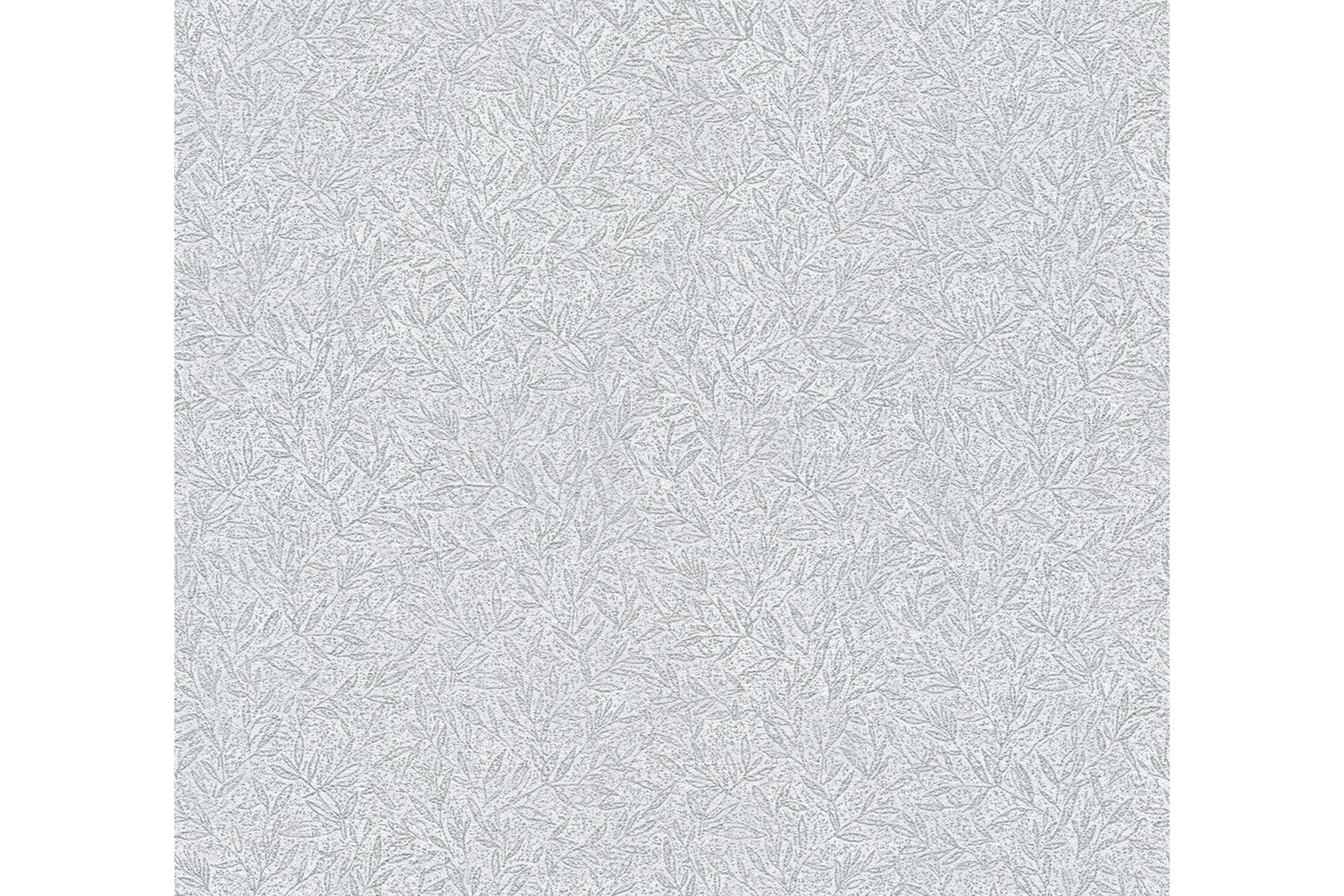 Blommig Tapet Attractive Ovävd Silver AS Creation