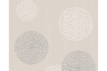Blommig Tapet Best of Fleece Ovävd Beige - AS Creation - Inredning - Tapet - Mönstrad tapet