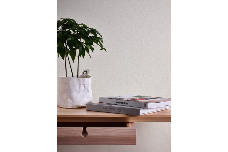 Blommig Tapet Blooming Ovävd Vit - AS Creation - Inredning - Tapet - Mönstrad tapet