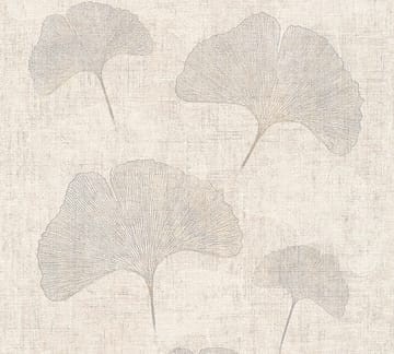 Blommig Tapet Cuba Ovävd Beige Metallic - AS Creation - Inredning - Tapet - Mönstrad tapet