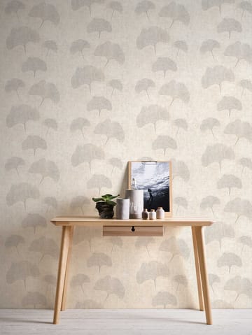 Blommig Tapet Cuba Ovävd Beige Metallic - AS Creation - Inredning - Tapet - Mönstrad tapet