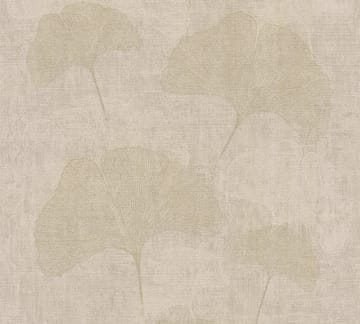 Blommig Tapet Cuba Ovävd Beige Metallic - AS Creation - Inredning - Tapet - Mönstrad tapet