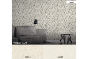 Blommig Tapet Grönery Ovävd Beige - AS Creation - Inredning - Tapet - Mönstrad tapet