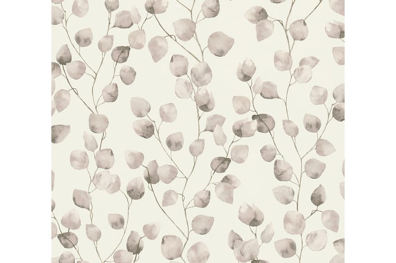 Blommig Tapet Grönery Ovävd Beige - AS Creation - Inredning - Tapet - Mönstrad tapet