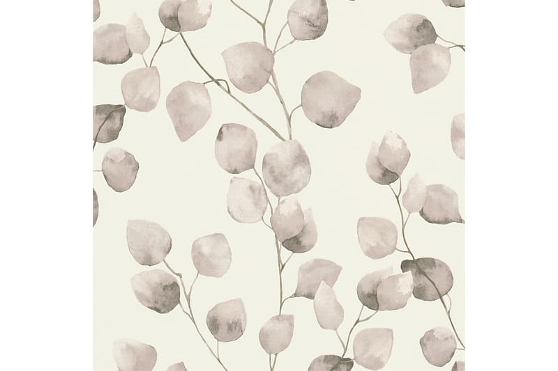 Blommig Tapet Grönery Ovävd Beige - AS Creation - Inredning - Tapet - Mönstrad tapet