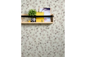 Blommig Tapet Grönery Ovävd Beige - AS Creation - Inredning - Tapet - Mönstrad tapet
