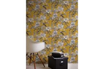 Blommig Tapet Jungle Chic Ovävd - AS Creation - Inredning - Tapet - Mönstrad tapet