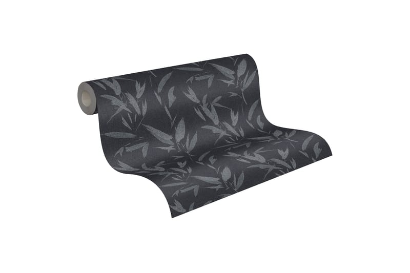 Blommig Tapet New Elegance Ovävd Svart - AS Creation - Inredning - Tapet - Mönstrad tapet