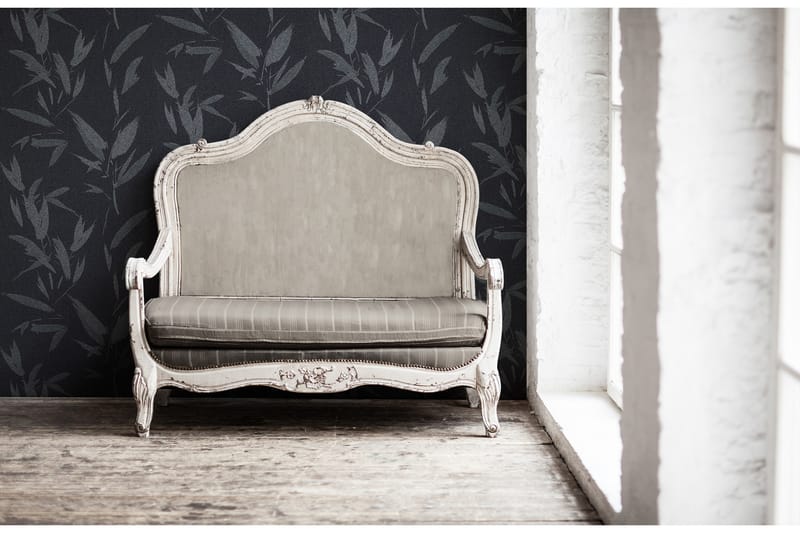 Blommig Tapet New Elegance Ovävd Svart - AS Creation - Inredning - Tapet - Mönstrad tapet