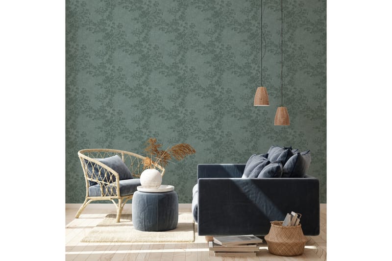 Blommig Tapet New Walls Cosy & Relax Ovävd - AS Creation - Inredning - Tapet - Mönstrad tapet