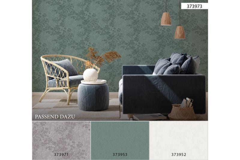 Blommig Tapet New Walls Cosy & Relax Ovävd - AS Creation - Inredning - Tapet - Mönstrad tapet