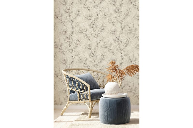 Blommig Tapet New Walls Cosy & Relax Ovävd - AS Creation - Inredning - Tapet - Mönstrad tapet