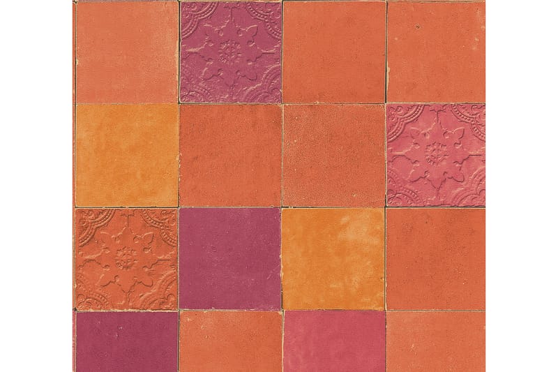 Bricka Tapet New Walls Finca Home Ovävd - AS Creation - Inredning - Tapet - Mönstrad tapet