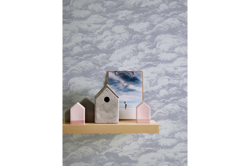 Cloud Tapet Jungle Chic Ovävd Grå Vit - AS Creation - Inredning - Tapet - Mönstrad tapet