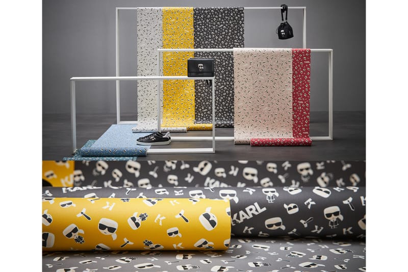 Designer Tapet Ikonik by Karl Lagerfeld - AS Creation - Inredning - Tapet - Mönstrad tapet