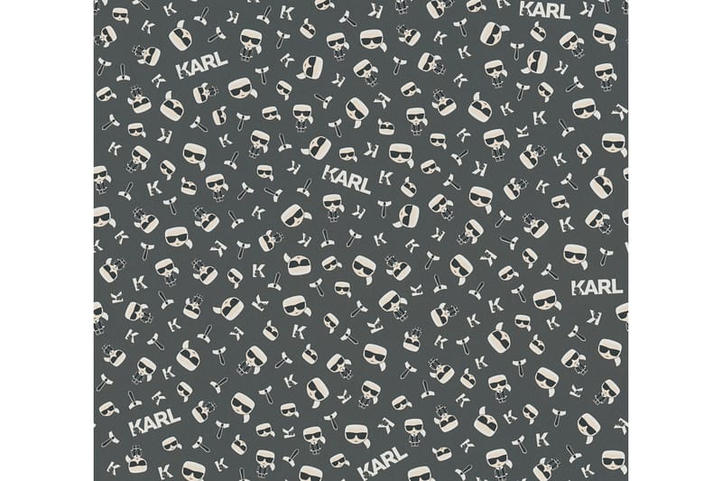 Designer Tapet Ikonik by Karl Lagerfeld - AS Creation - Inredning - Tapet - Mönstrad tapet