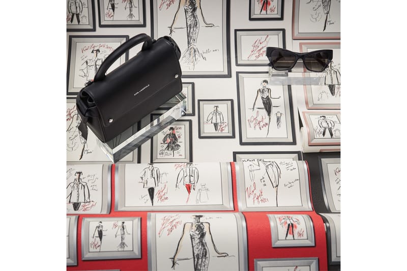 Designer Tapet Sketch by Karl Lagerfeld - AS Creation - Mönstrad tapet - Tapeter vardagsrum - Kökstapeter - Tapeter sovrum & sovrumstapet