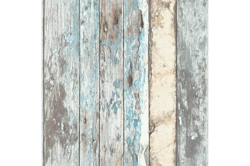 DUTCH WALLCOVERINGS Tapet scrapwood blå PE10012 - Mönstrad tapet - Tapeter sovrum & sovrumstapet - Tapeter vardagsrum - Kökstapeter
