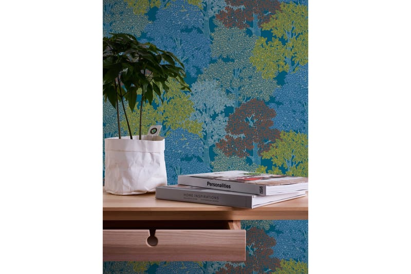 Forest look Tapet Blommig Impression Ovävd - AS Creation - Inredning - Tapet - Mönstrad tapet