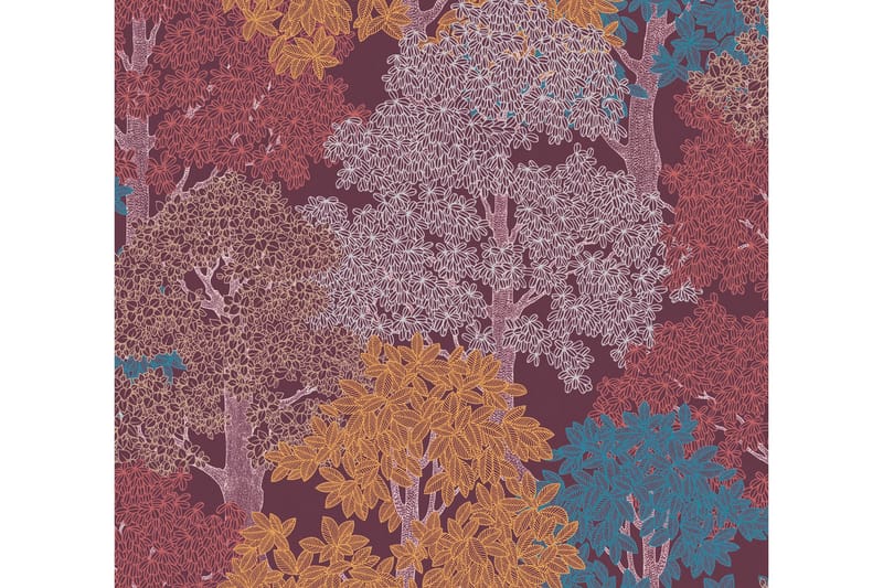 Forest look Tapet Blommig Impression Ovävd - AS Creation - Inredning - Tapet - Mönstrad tapet