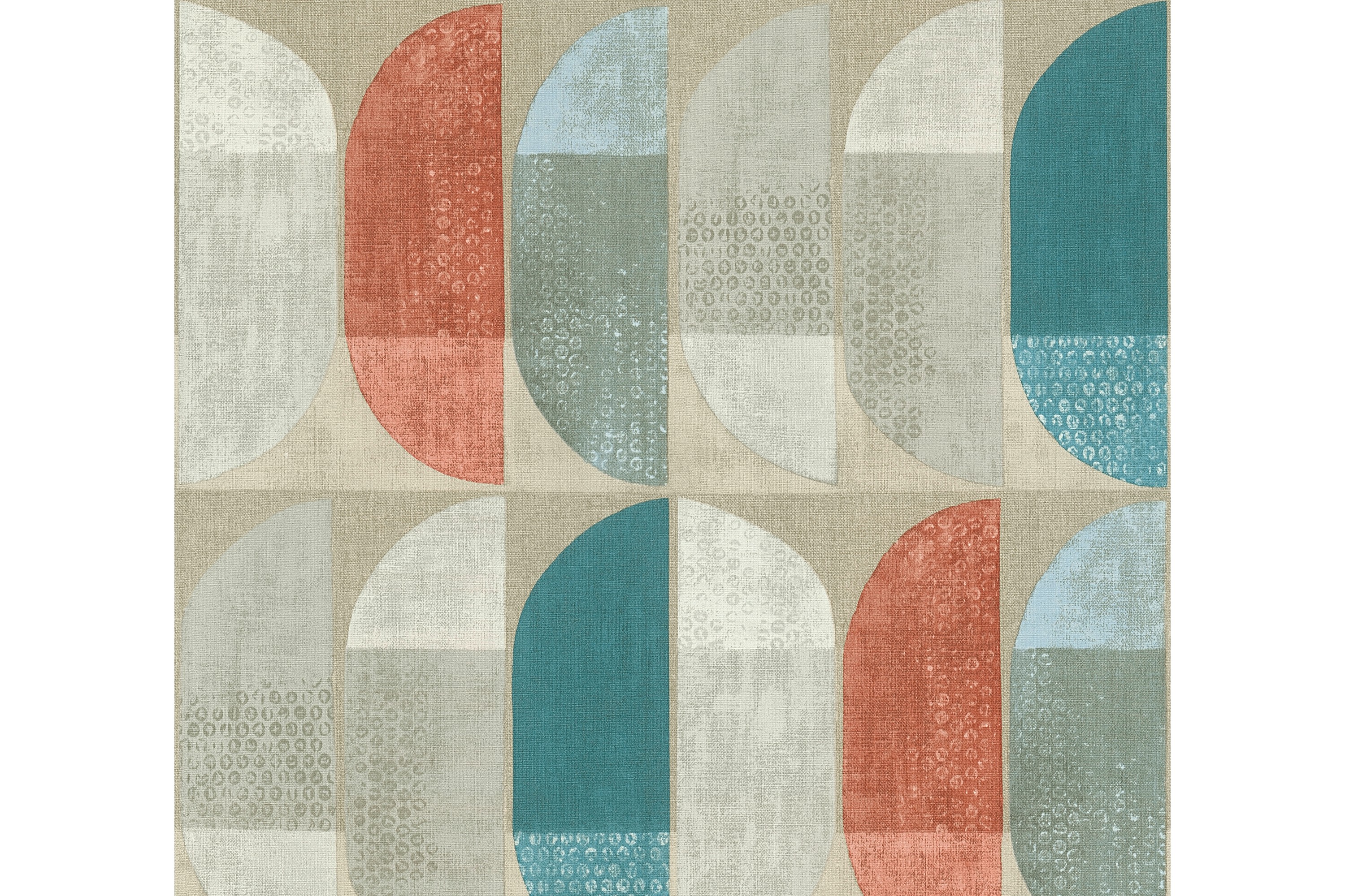 Geometric Tapet Geo Nordic Ovävd Beige AS Creation