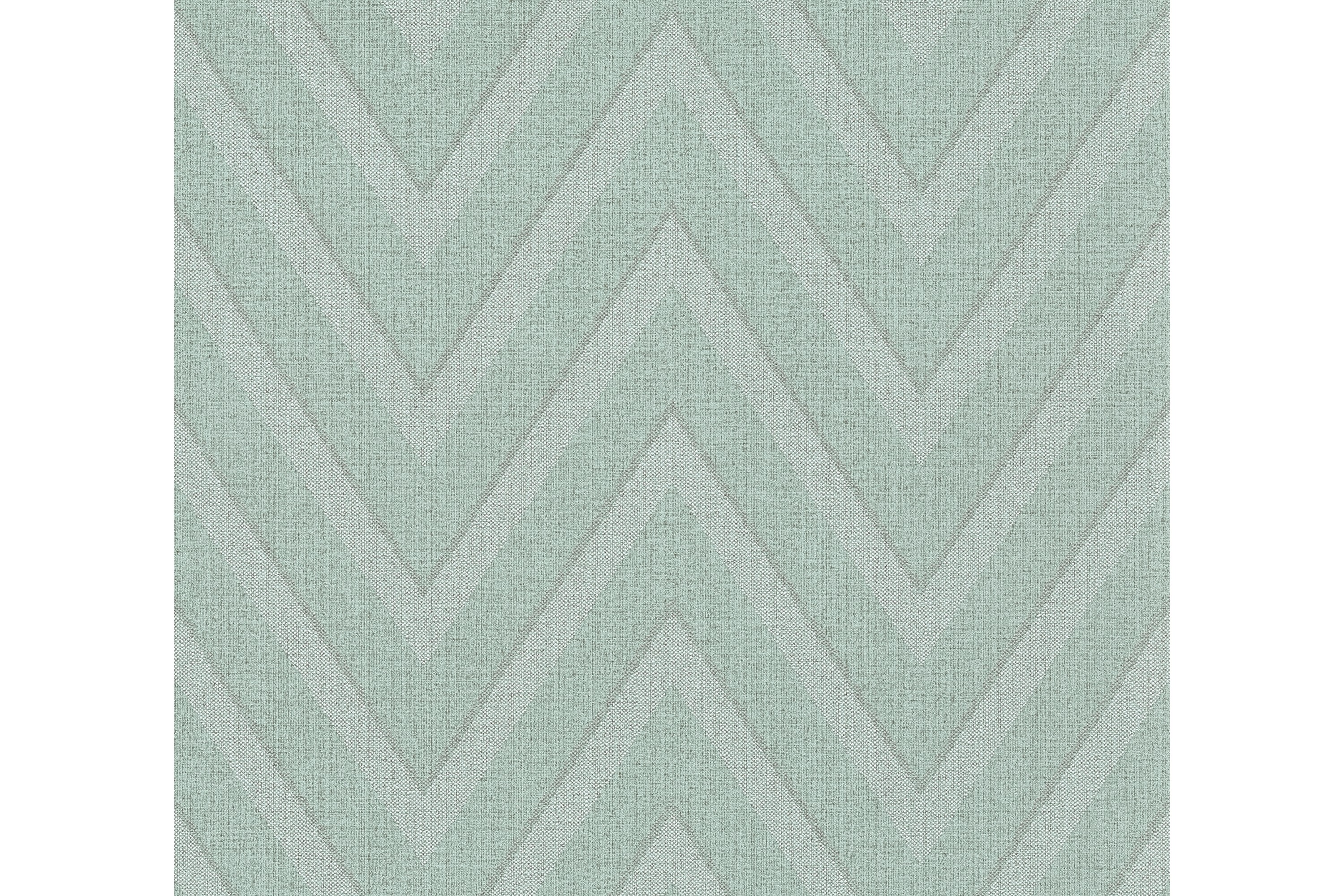 Geometric Tapet Hygge Ovävd Grön BlåAS Creation
