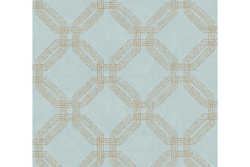 Geometric Tapet Pop Style Ovävd Blå - AS Creation - Inredning - Tapet - Mönstrad tapet