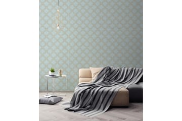Geometric Tapet Pop Style Ovävd Blå - AS Creation - Inredning - Tapet - Mönstrad tapet