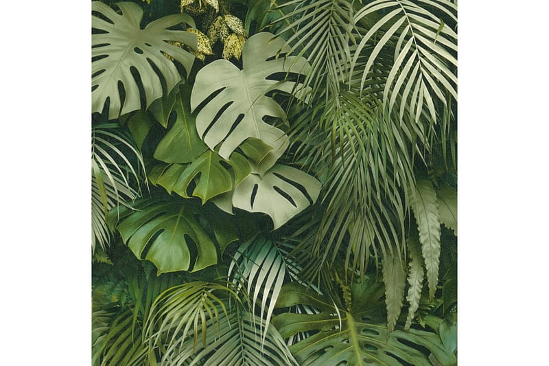 Jungle Tapet Grönery Ovävd Grön - AS Creation - Inredning - Tapet - Mönstrad tapet