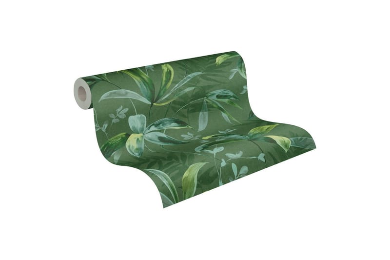Jungle Tapet Jungle Chic Ovävd Grön - AS Creation - Inredning - Tapet - Mönstrad tapet