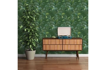 Jungle Tapet Jungle Chic Ovävd Grön - AS Creation - Inredning - Tapet - Mönstrad tapet
