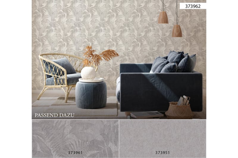 Jungle Tapet New Walls Cosy & Relax Ovävd - AS Creation - Inredning - Tapet - Mönstrad tapet