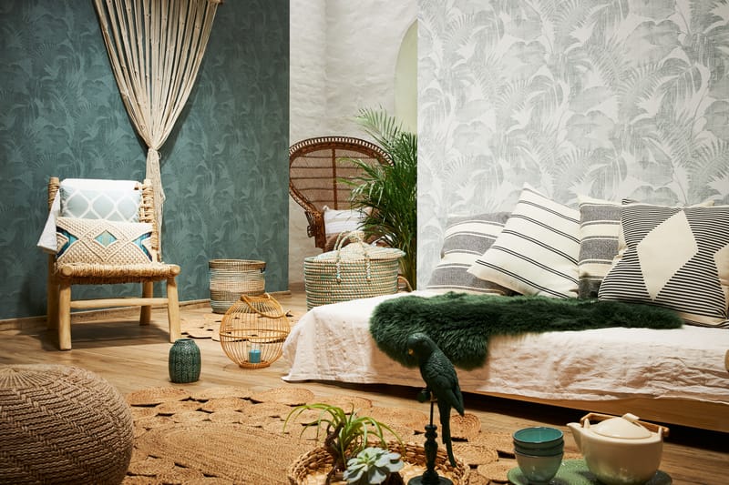 Jungle Tapet New Walls Cosy & Relax Ovävd - AS Creation - Inredning - Tapet - Mönstrad tapet