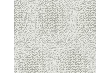 Mönstrad Tapet Alpha Ovävd Beige Silver - AS Creation - Inredning - Tapet - Mönstrad tapet