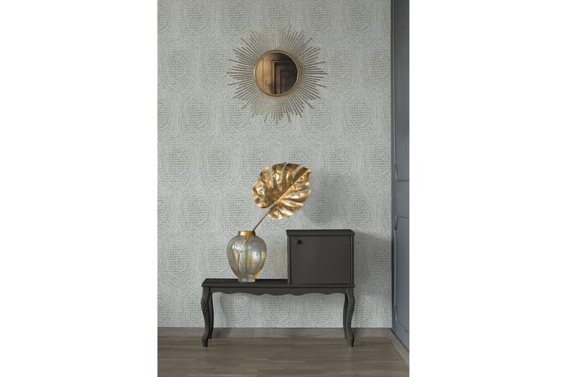 Mönstrad Tapet Alpha Ovävd Beige Silver - AS Creation - Inredning - Tapet - Mönstrad tapet