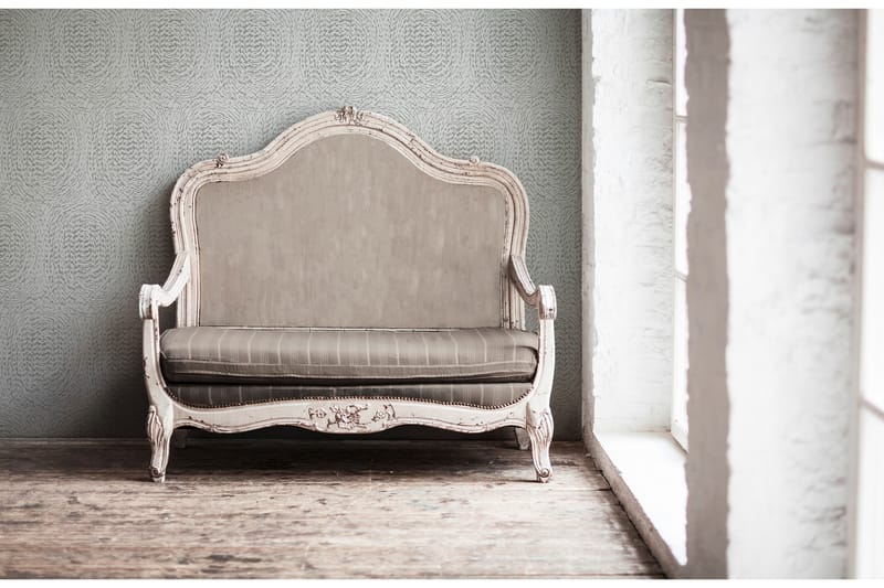 Mönstrad Tapet Alpha Ovävd Beige Silver - AS Creation - Inredning - Tapet - Mönstrad tapet
