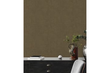 Mönstrad Tapet Cuba Ovävd Brun Metallic - AS Creation - Inredning - Tapet - Mönstrad tapet