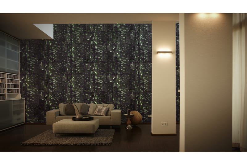 Motif Tapet Day & Night glow in the dark - AS Creation - Inredning - Tapet - Mönstrad tapet