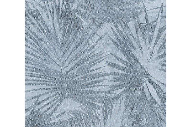 Palm tree Tapet Hygge Ovävd Blå Grå - AS Creation - Mönstrad tapet - Tapeter vardagsrum - Kökstapeter - Tapeter sovrum & sovrumstapet