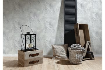 Palm tree Tapet Hygge Ovävd Grå Beige - AS Creation - Inredning - Tapet - Mönstrad tapet