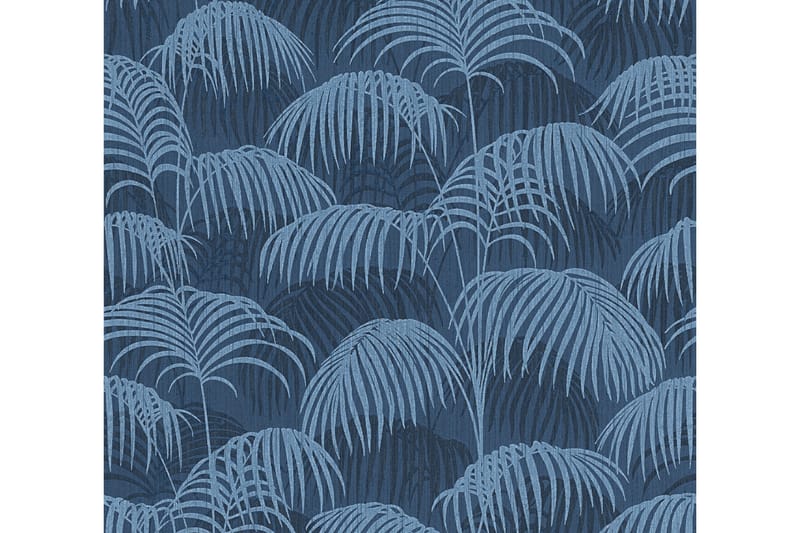 Palm tree Tapet Tessuto 2 Ovävd Blå - AS Creation - Inredning - Tapet - Mönstrad tapet