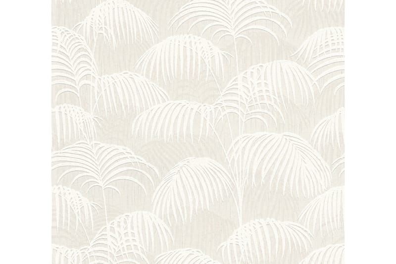 Palm tree Tapet Tessuto 2 Ovävd Cream - AS Creation - Inredning - Tapet - Mönstrad tapet
