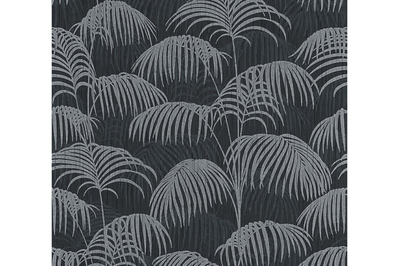 Palm tree Tapet Tessuto 2 Ovävd Svart - AS Creation - Inredning - Tapet - Mönstrad tapet