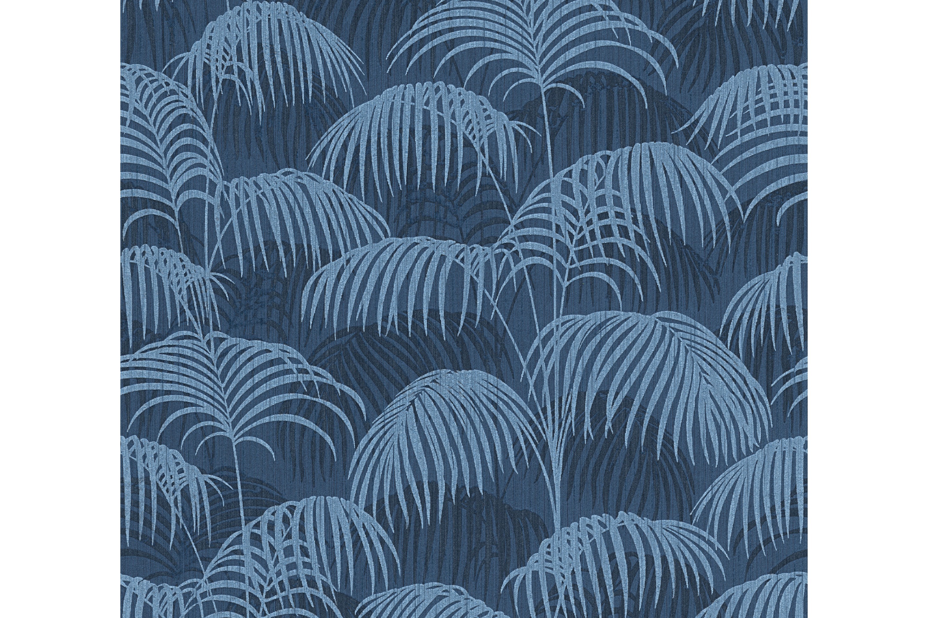 Palm tree Tapet Tessuto 2 Ovävd BlåAS Creation