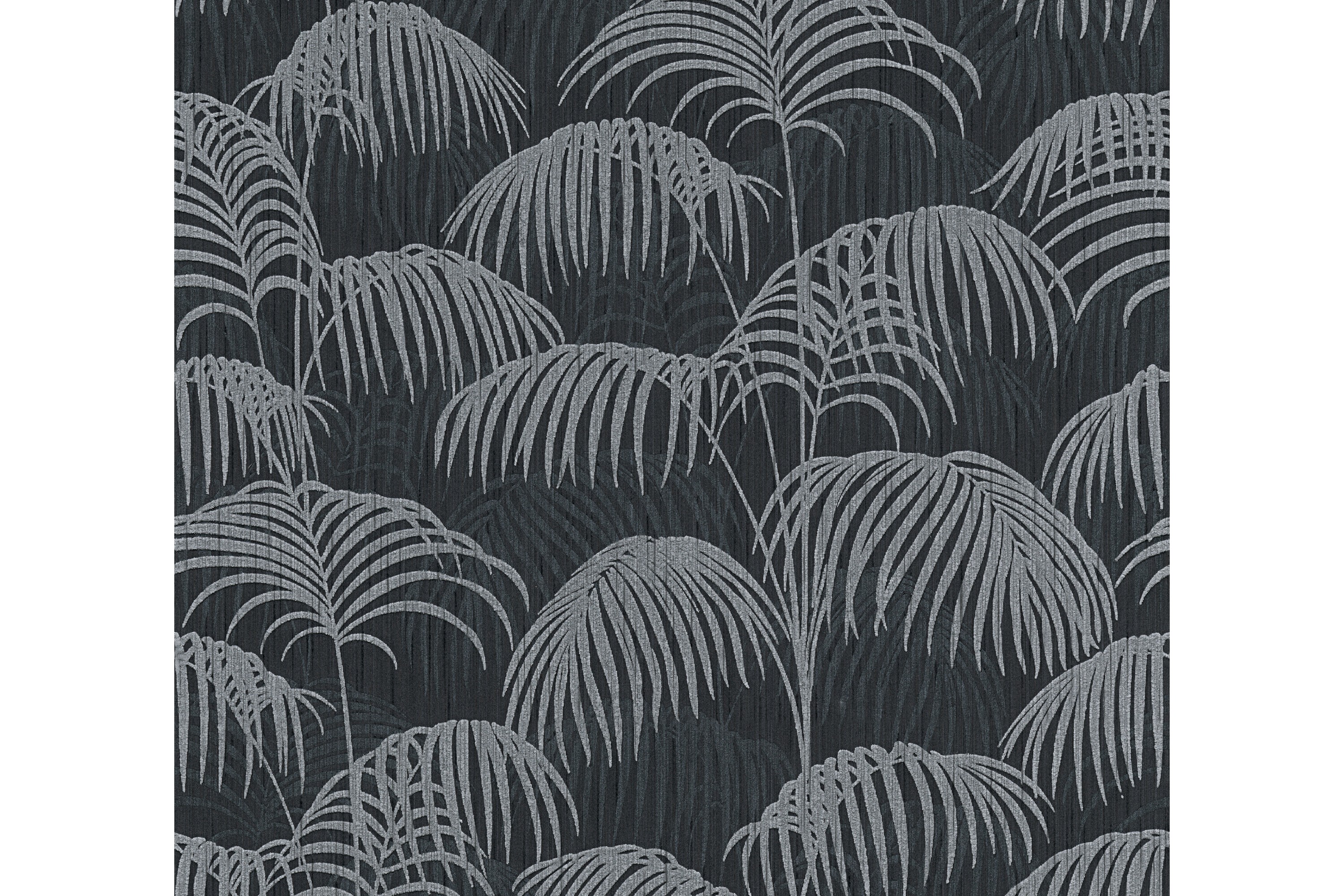 Palm tree Tapet Tessuto 2 Ovävd Svart AS Creation