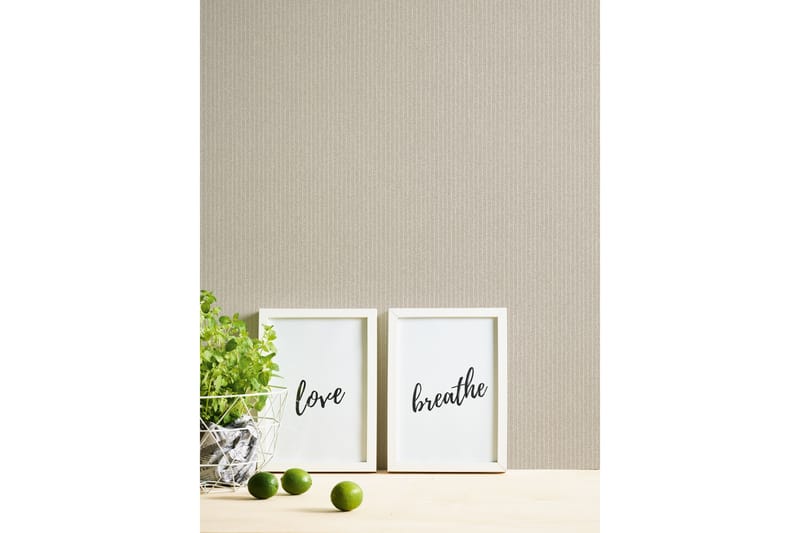 Randig Tapet New Elegance Ovävd Beige - AS Creation - Inredning - Tapet - Mönstrad tapet