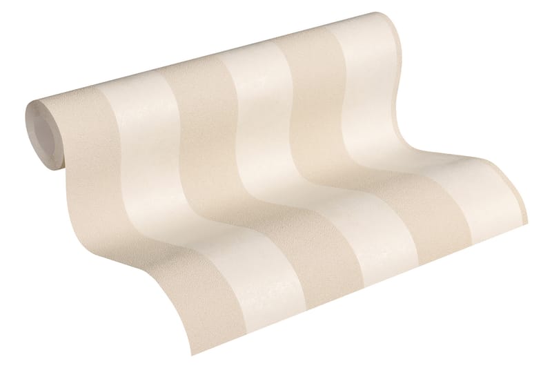 Randig Tapet Trendwall Ovävd Beige - AS Creation - Inredning - Tapet - Mönstrad tapet